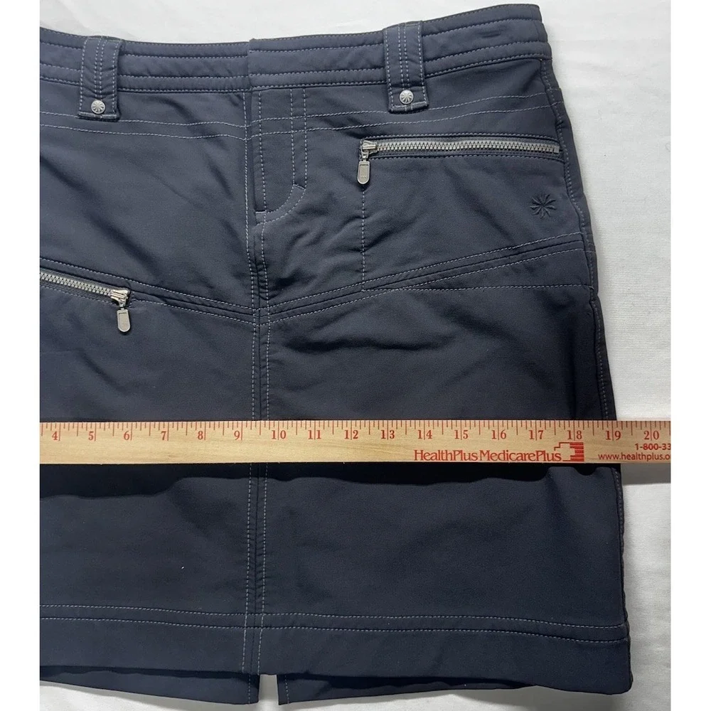 Athleta Tear Away B4 U Play Hiking Fleece Lined Black Women's Skirt‎ Size 10